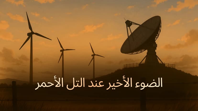 الضوء الأخير عند التل الأحمر