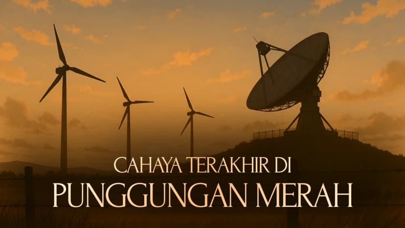 Cahaya Terakhir di Punggungan Merah
